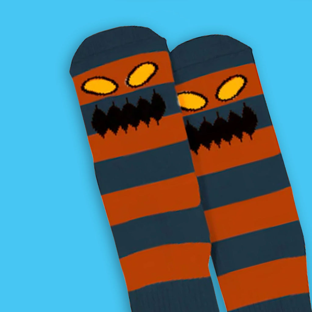 Toy Machine - Monster Big Stripe - Socken - darkorange