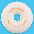 Mini Logo - Wheels - A-Cut #3 101A - weiß