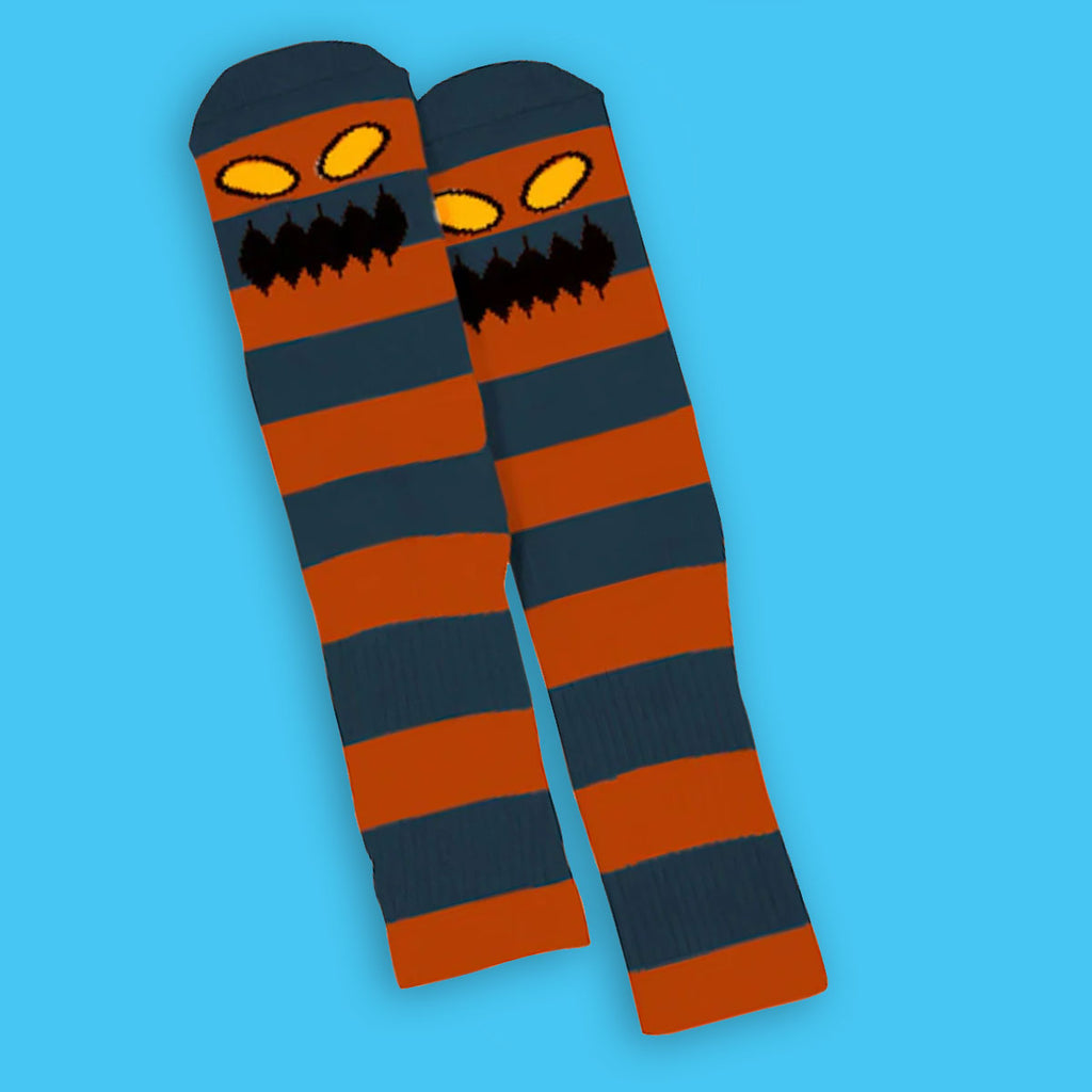 Toy Machine - Monster Big Stripe - Socken - darkorange