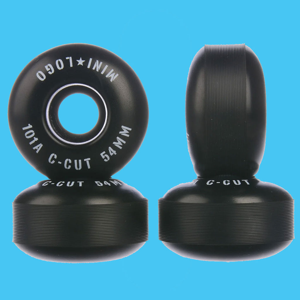 Mini Logo - Wheels - C-Cut #3 101A 52 mm - black
