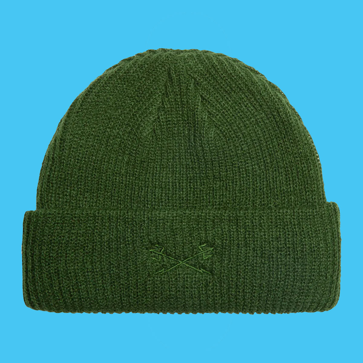 Dark Seas Go-To Beanie - Grün, One Size