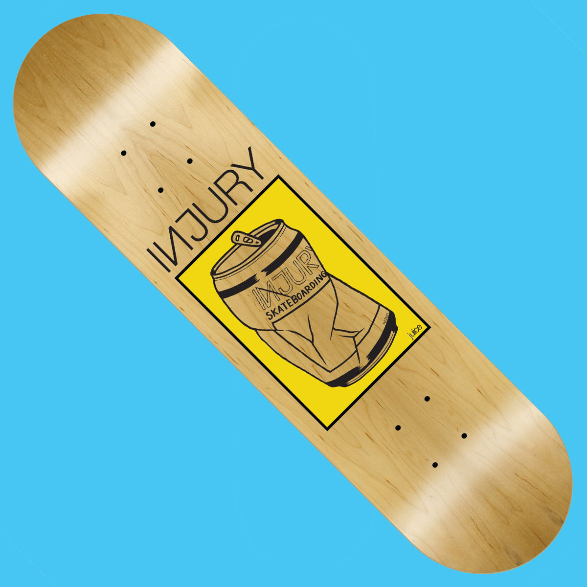 INJURY Skateboard Deck Juice 8.25"