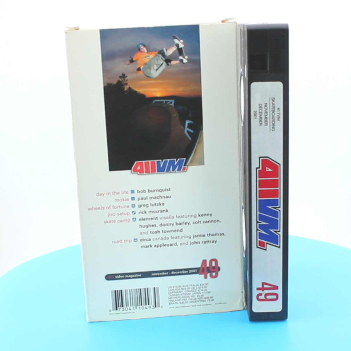 411 Video Magazine - Issue 49 (VHS, 2001) - Mit Bob Burnquist & Jamie Thomas