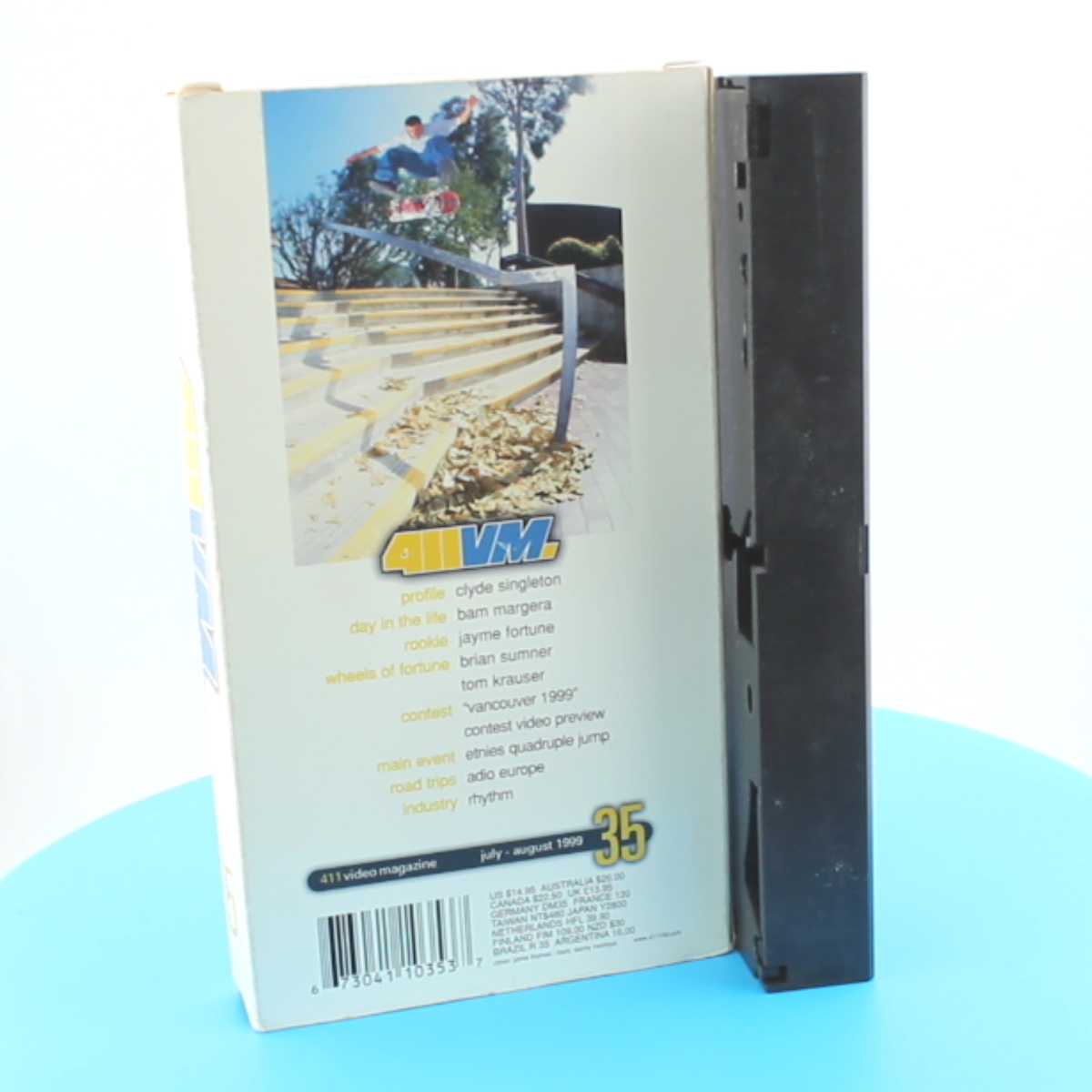 411 Video Magazine - Issue 35 (VHS, 1999) - Inkl. Bam Margera & Clyde Singleton