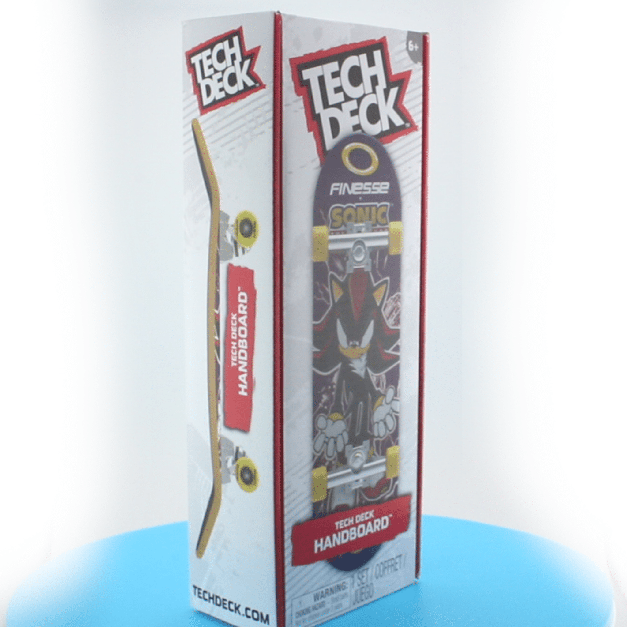 Tech Deck, Handboard – Finesse Skateboard: Shadow the Hedgehog - OiROPE Sonic Tech Deck