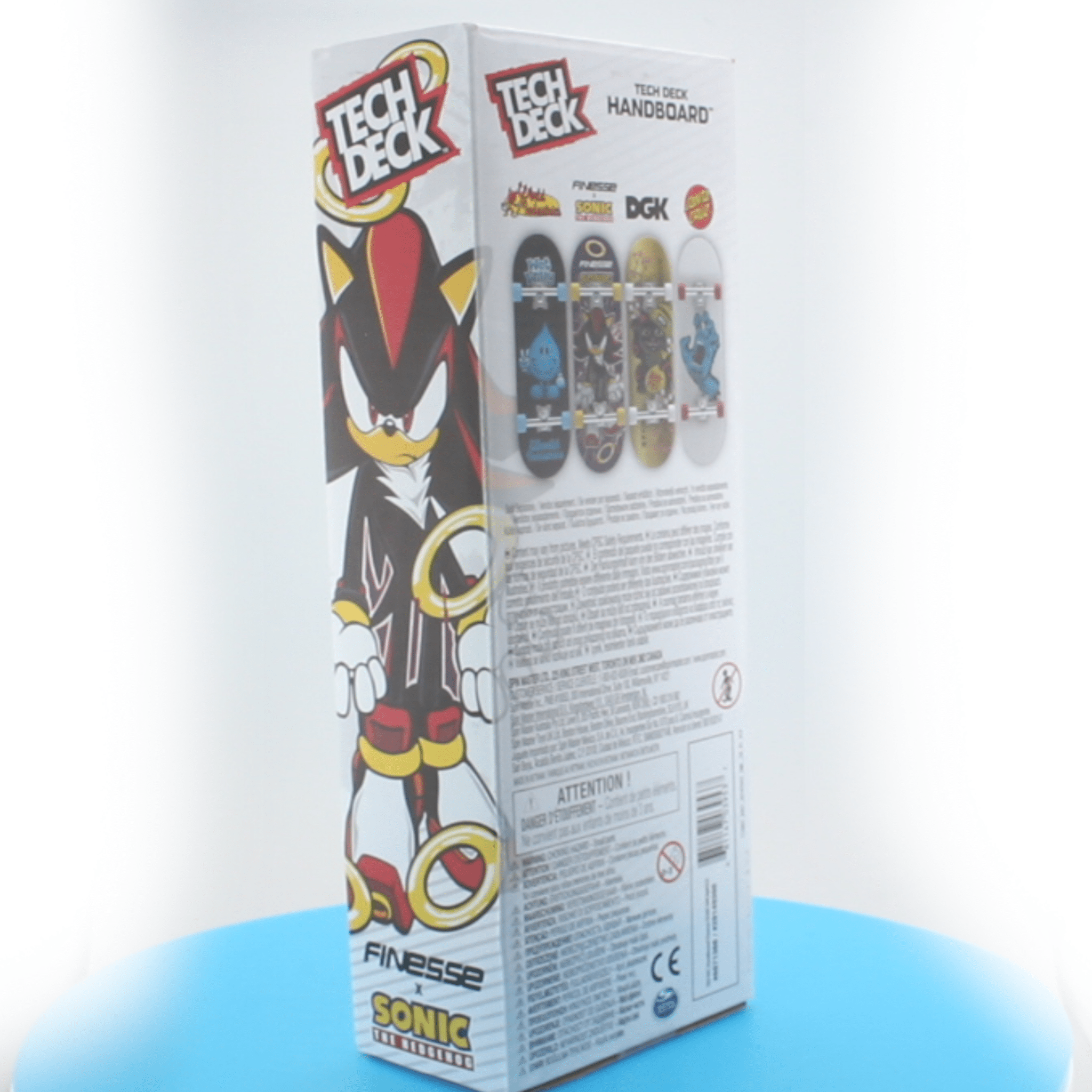 Tech Deck, Handboard – Finesse Skateboard: Shadow the Hedgehog - OiROPE Sonic Tech Deck