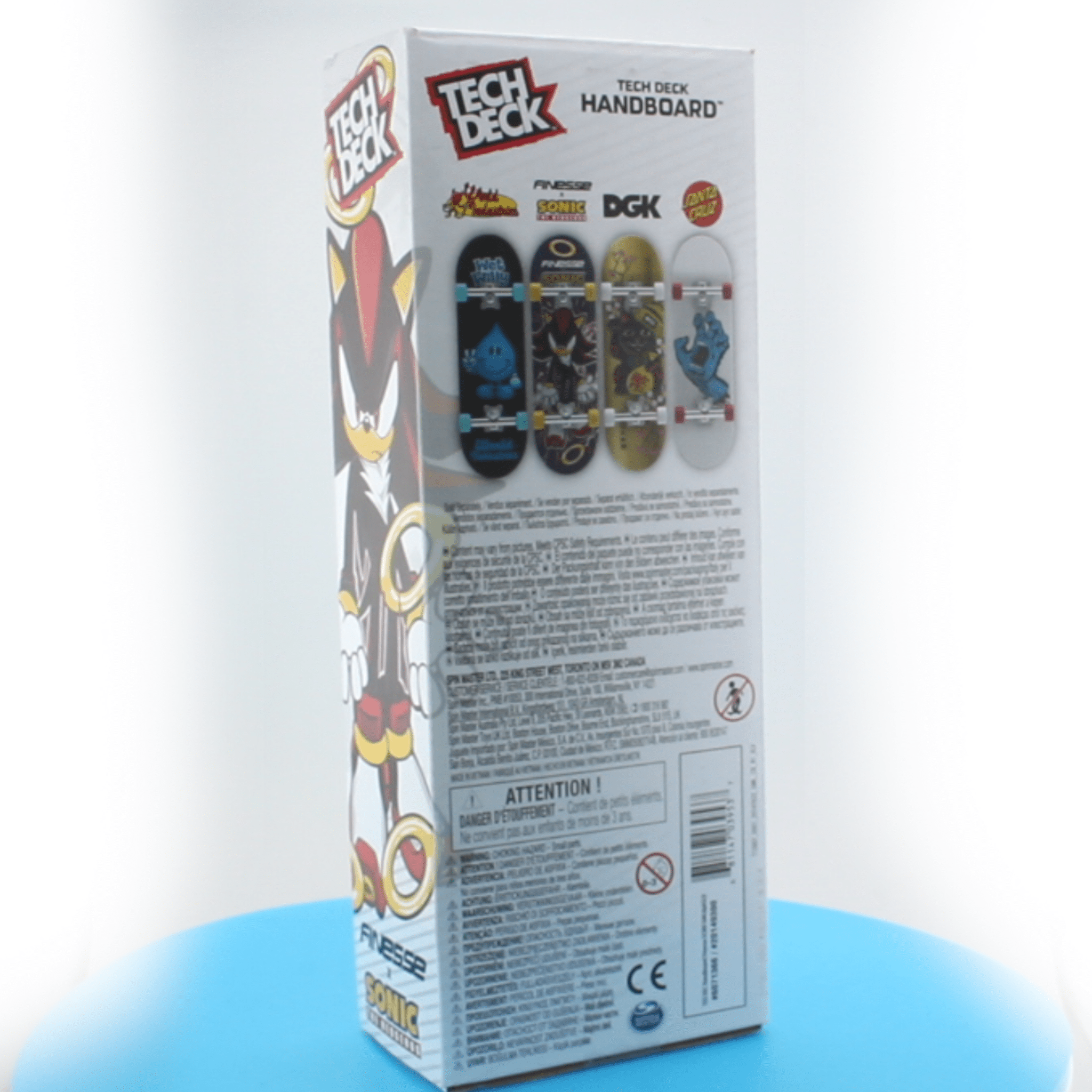 Tech Deck, Handboard – Finesse Skateboard: Shadow the Hedgehog - OiROPE Sonic Tech Deck