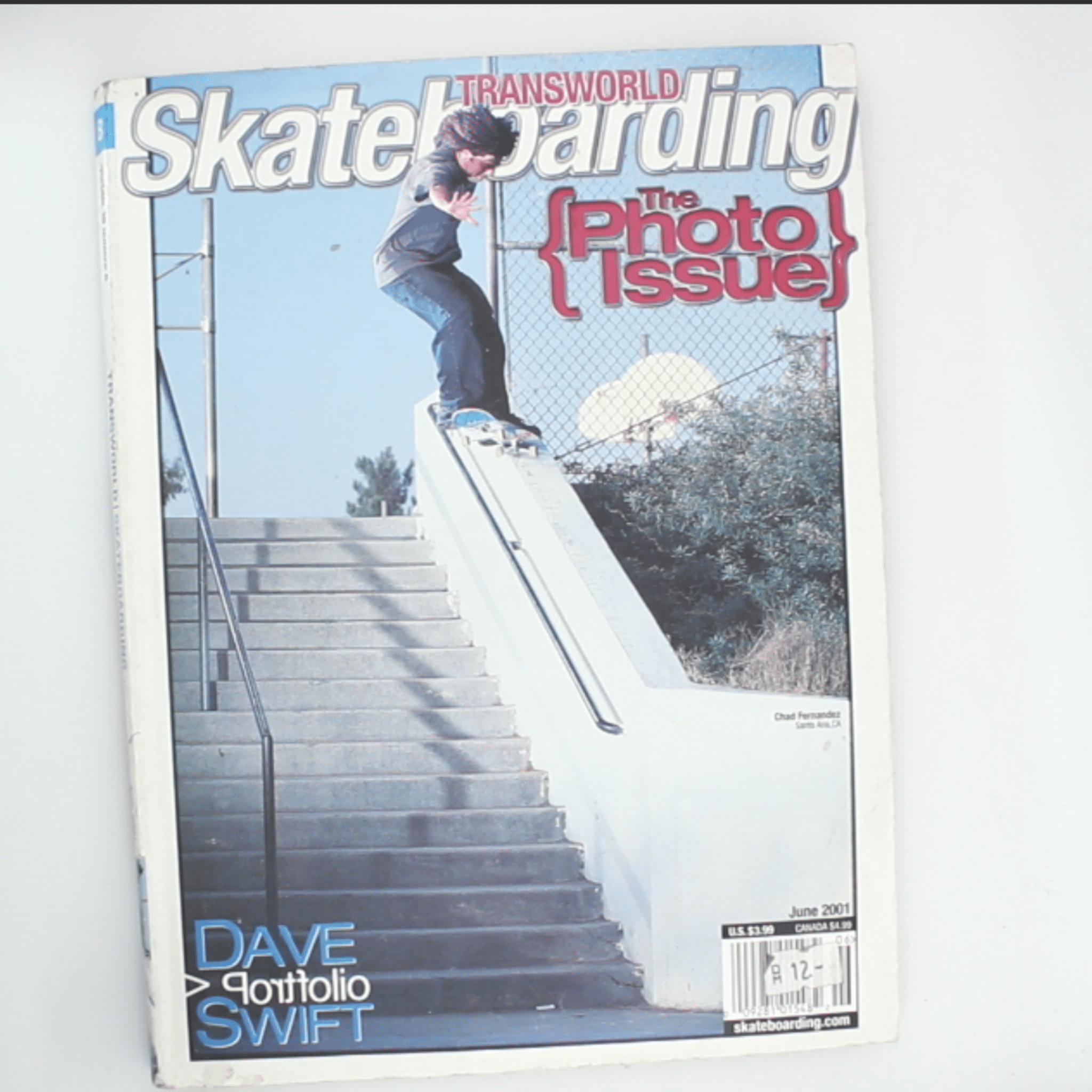 Transworld Skateboarding (Juni 2001) - OiROPE Dave Swift Transworld