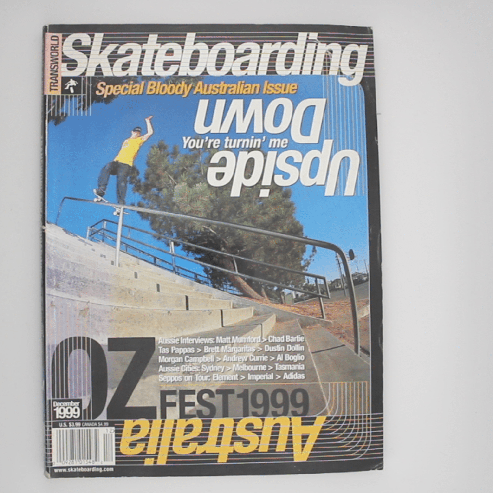 Transworld Skateboarding Magazin (Dezember 1999) - Australia - OiROPE Al Boglio Transworld