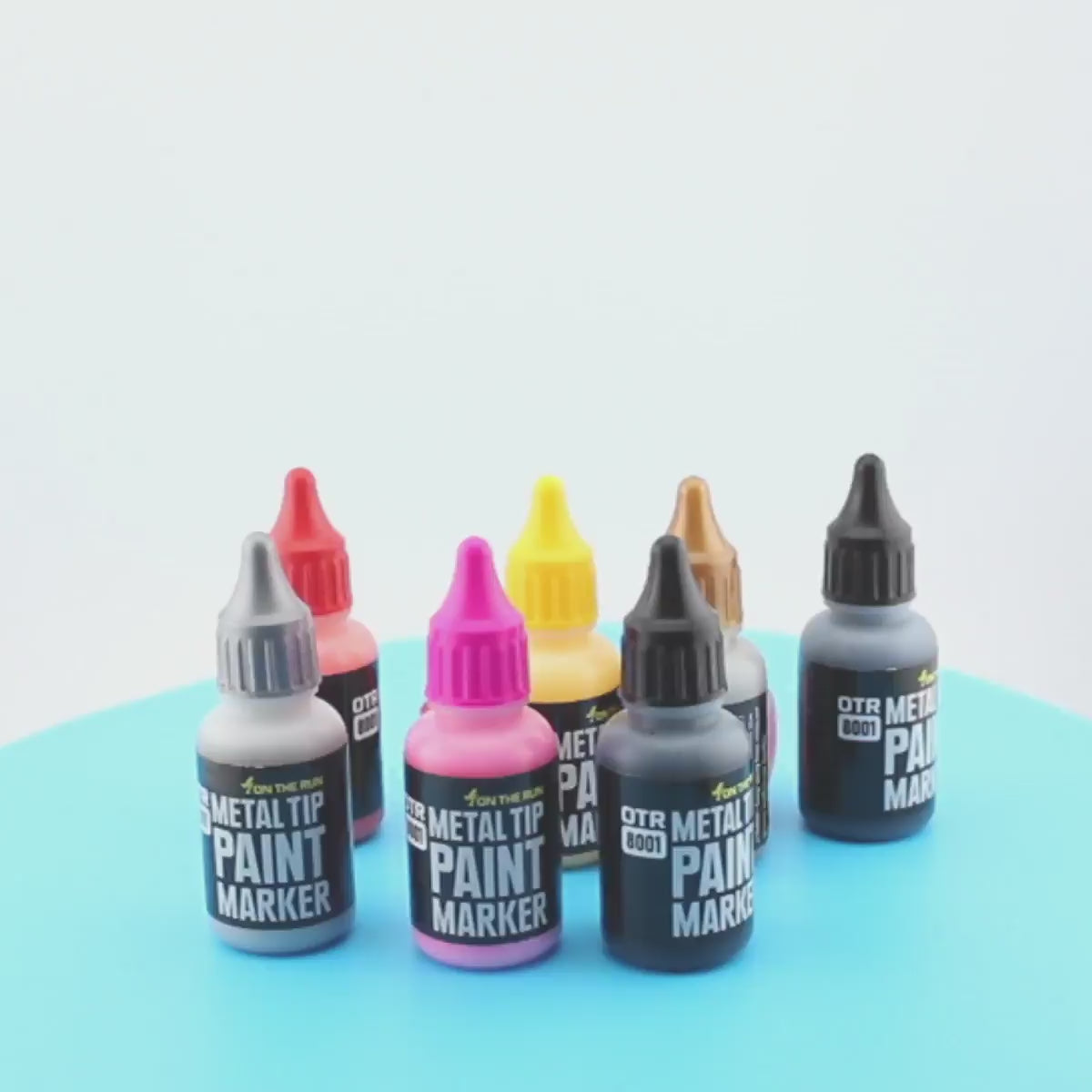 OTR Metal Tip 8001 Paint Marker – Verschiedene Farben